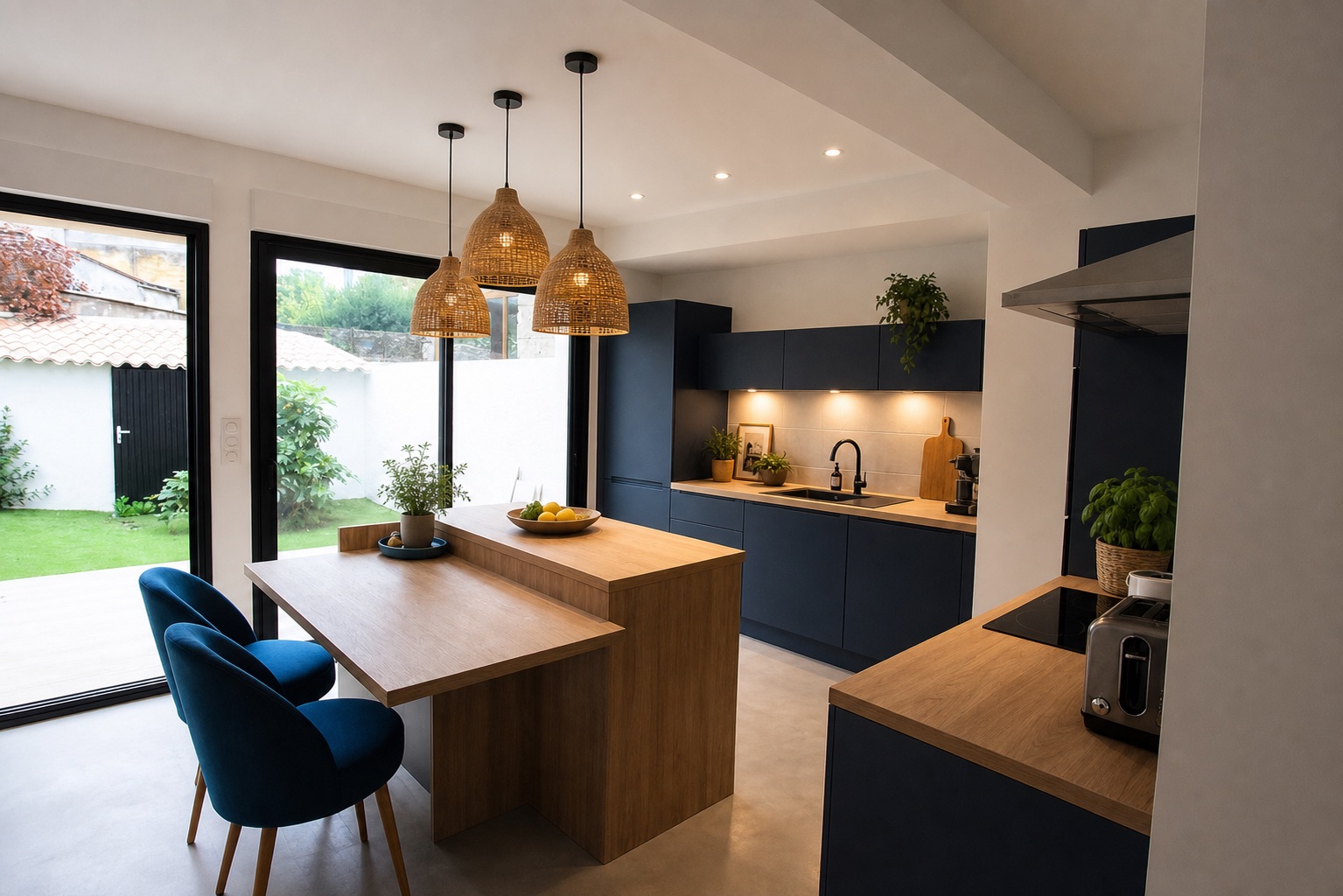 Surélévation et rénovation d’une échoppe Bayonne centre